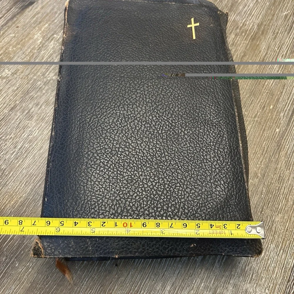 Antique German Martin Luther Bible Die Bibel Concordia St Louis Gilt Edges
